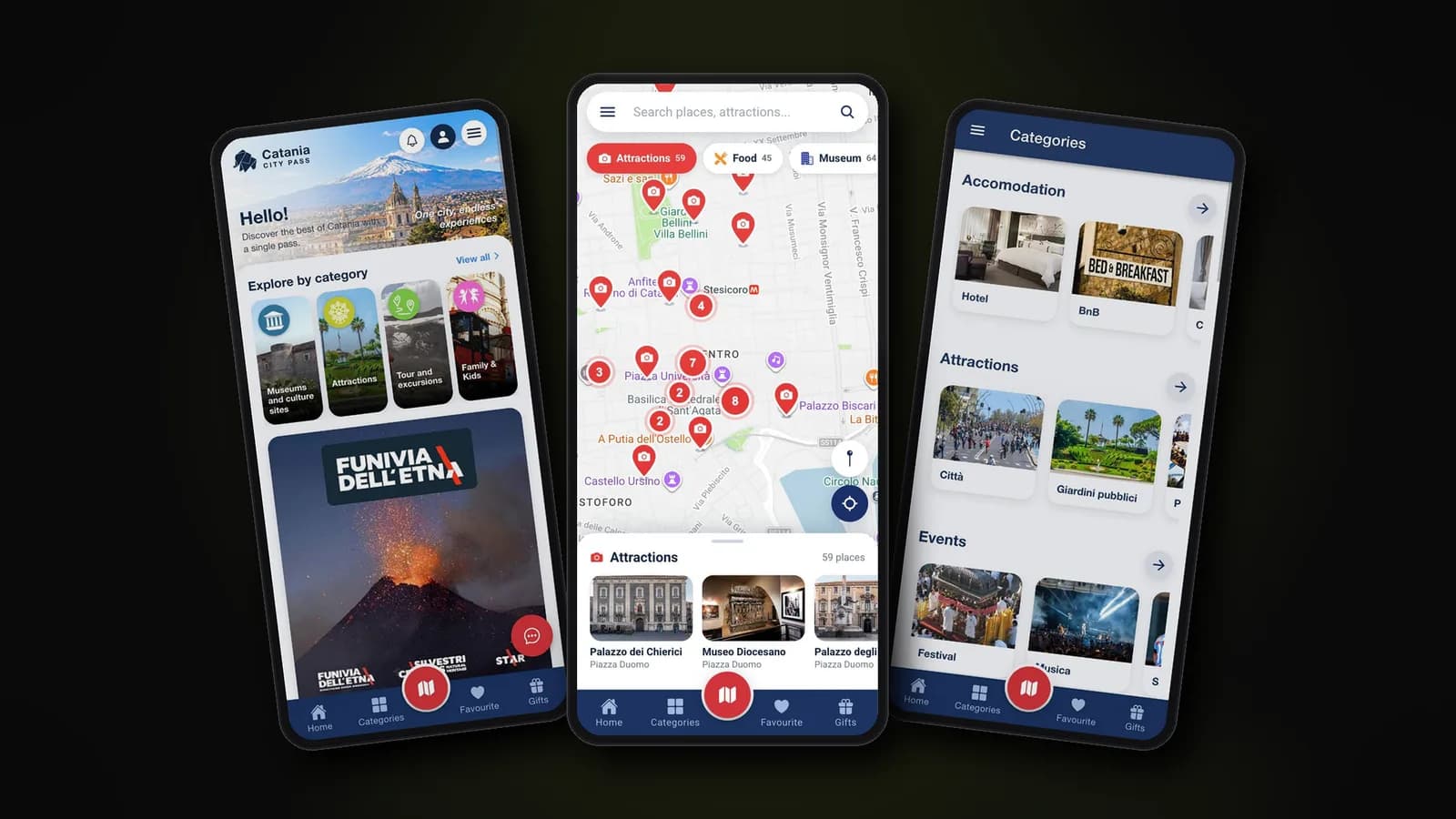 Catania City Pass — Travel & Tourism project by SolidAtoms