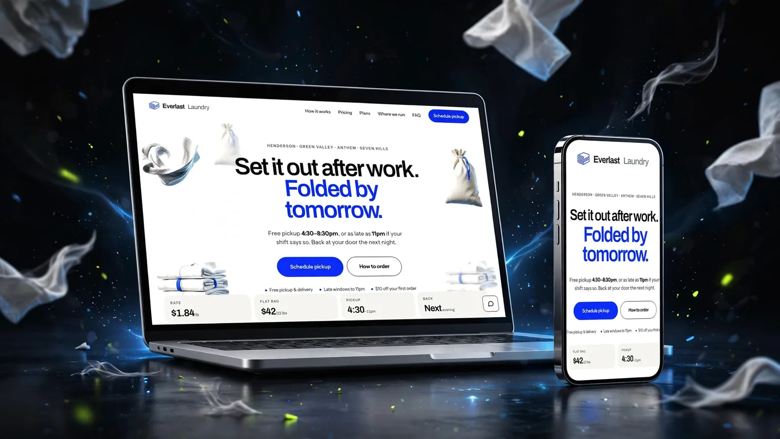 Everlast Laundry — Local Business / On-Demand Services project by SolidAtoms